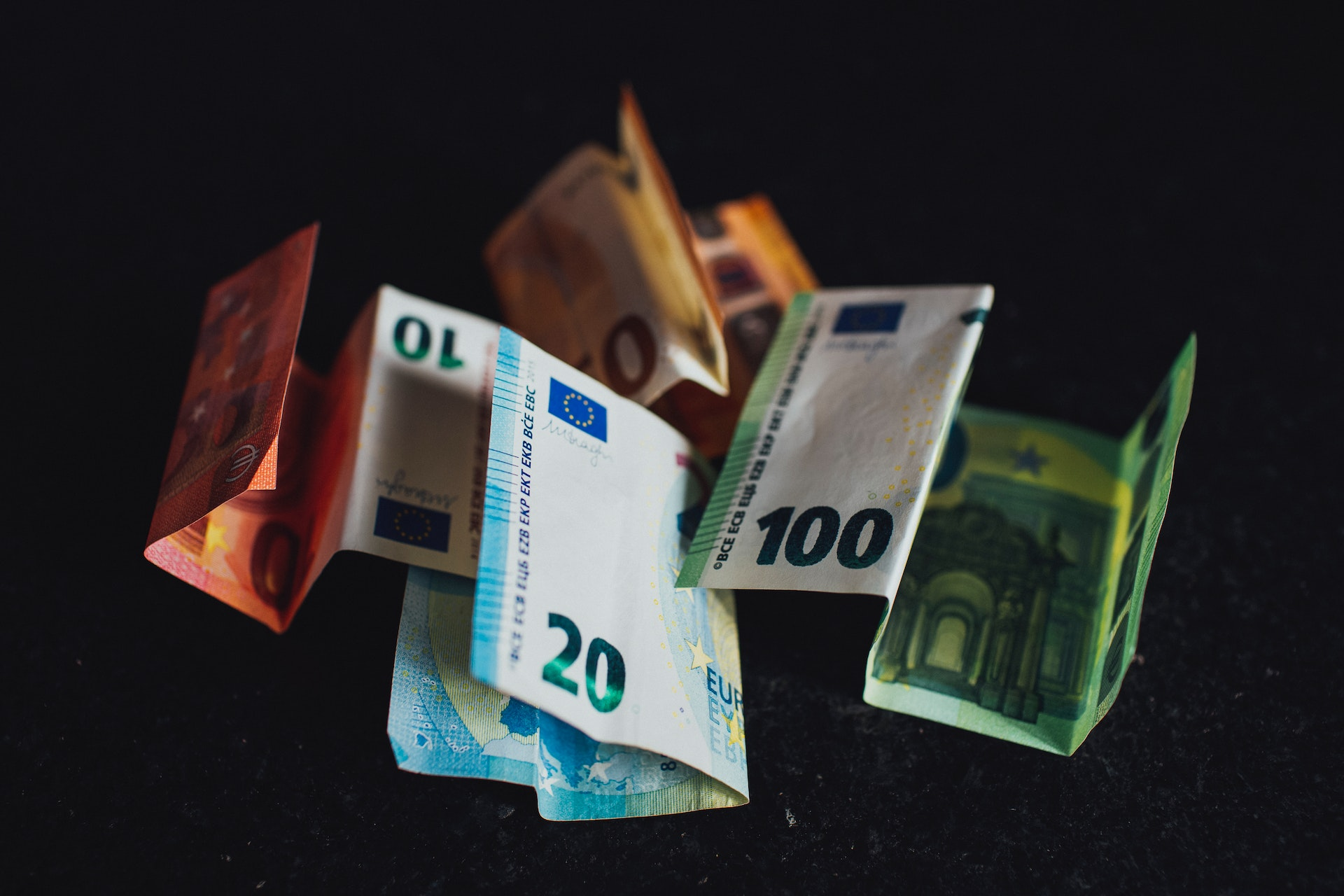 billets d'argent euro
